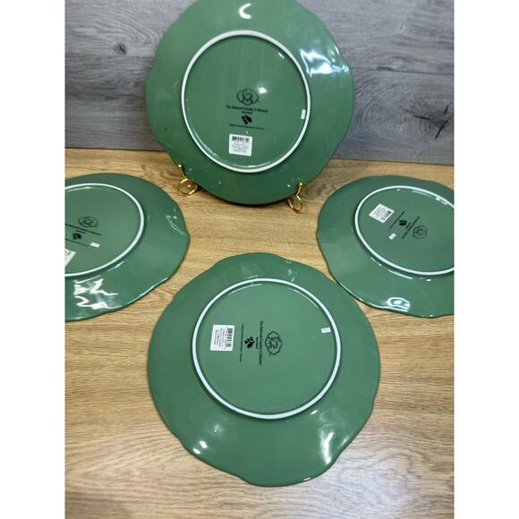 Tracy Porter Beloved Country Collection 11” Dinner Plate Hand Painted ~4 Pc Set - Picture 5 of 7